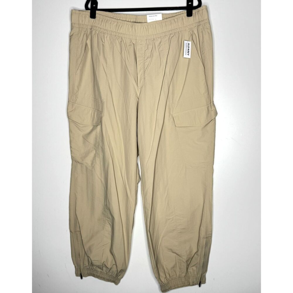 New Old Navy High-Waisted Ankle-Zip Cargo Jogger Pant Women's Plus Size 2X